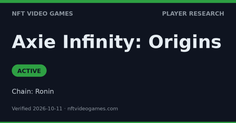 UpdatedAxie Infinity: Origins2 min