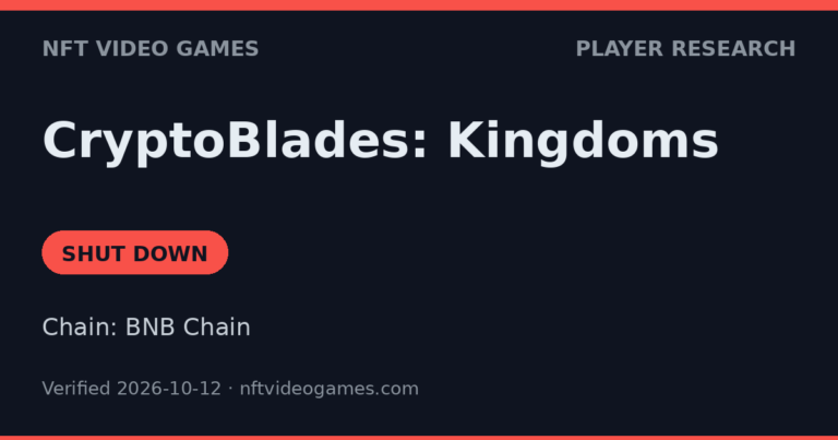 CryptoBlades: Kingdoms