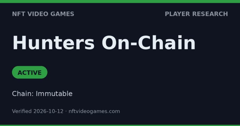 Hunters On-Chain
