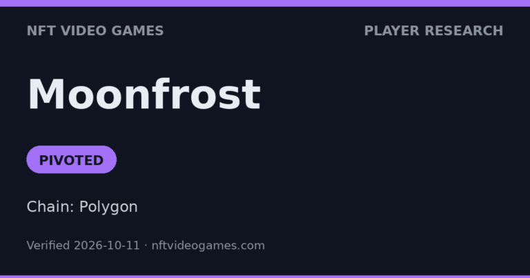 Moonfrost