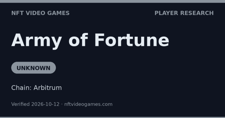 NewArmy of Fortune1 min