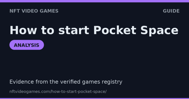 NewHow to start Pocket Space2 min